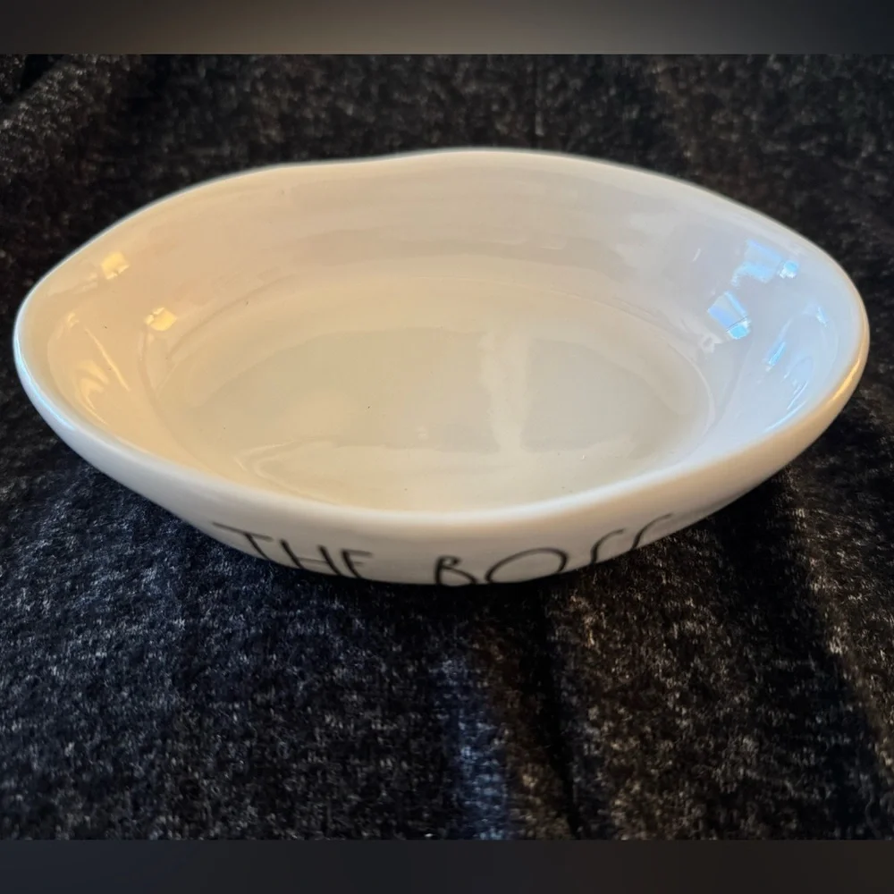 Rae Dunn Artisan Collection Oval Pet Dish